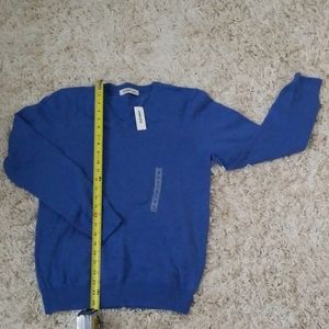 NWT Blue V-neck Sweater